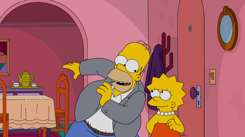 Illustration for article titled Lisa hits the road but The Simpsons plods in place